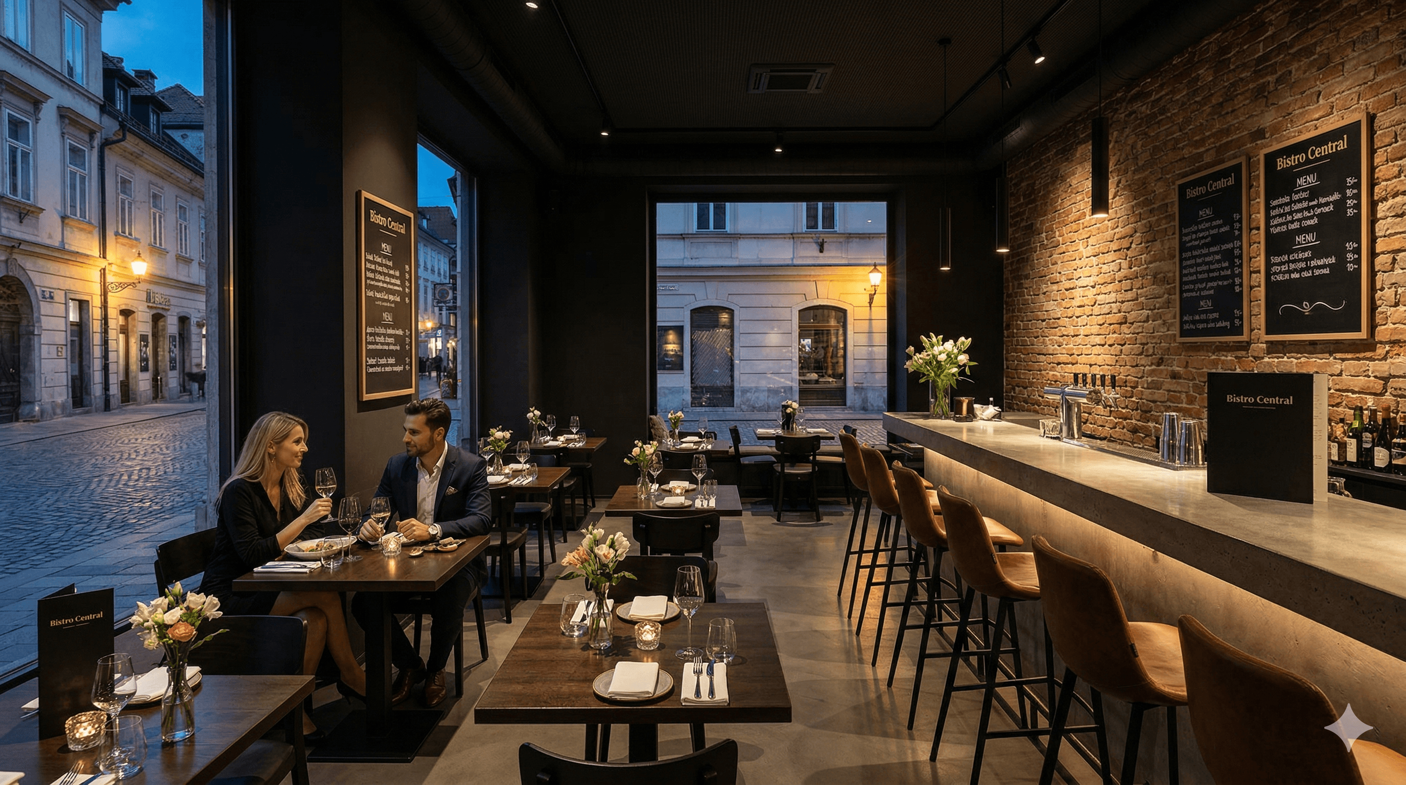 Bistro Central restaurant interior