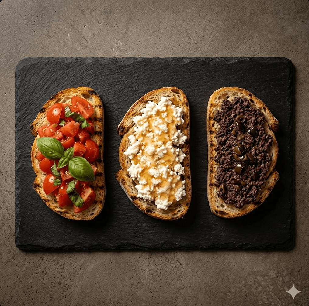 Bruschetta Trio